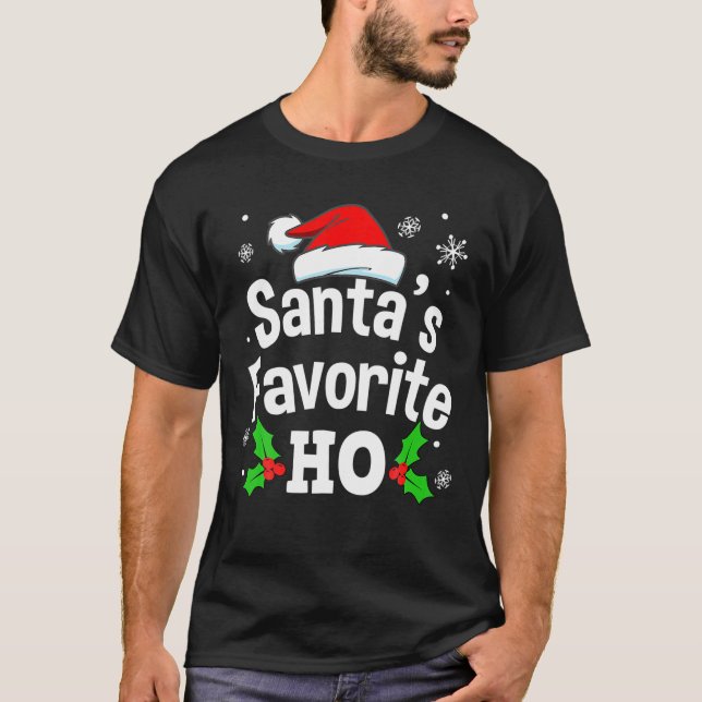 Camiseta Divertidos Navidades de pijama sucios adultos tee  (Anverso)