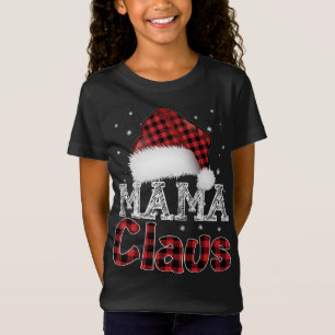 Camiseta Divertidos Navidades de Santa Hat Vestir Mamáes fa