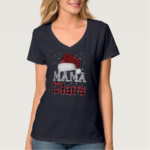 Camiseta Divertidos Navidades de Santa Hat Vestir Mamáes fa