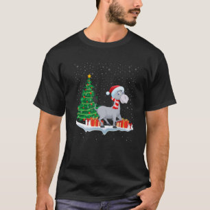 Camiseta Divertidos Navidades del árbol de alumbrado de Nav