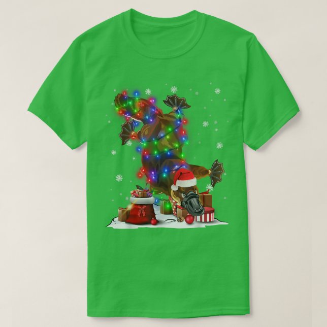 Camiseta Divertidos Navidades del Platypus Encenden Navidad (Diseño del anverso)