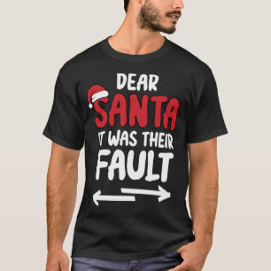 Camiseta Divertidos Navidades Diciendo Querido Papá Noel Qu