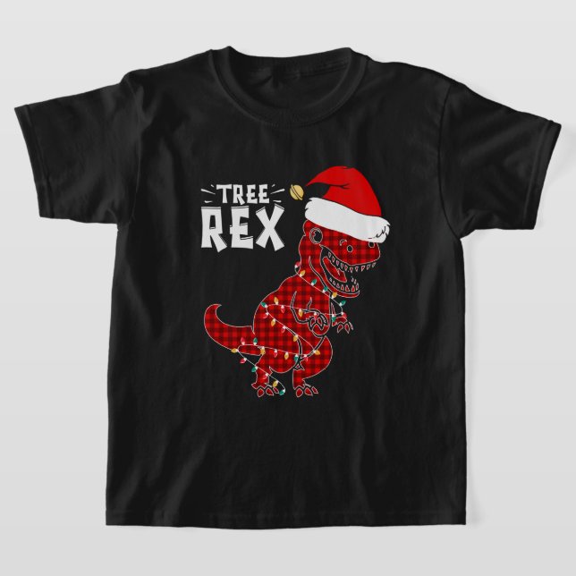 Camiseta Divertidos Navidades Dinosaur Tree Rex T-Shirt (Distribución)