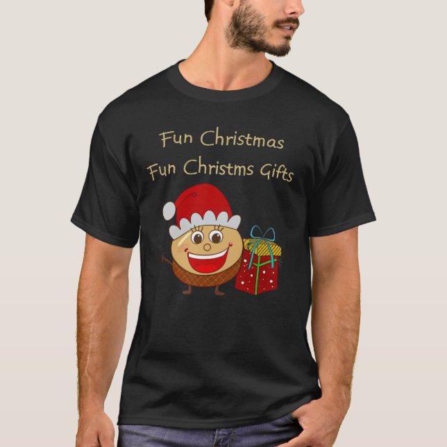 Camiseta "Divertidos Navidades Diversión Navidades Regalos (Anverso)