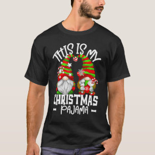 Camiseta Divertidos Navidades familiares Gnome Tee Este Es