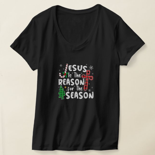 Camiseta Divertidos Navidades Jesús Es La Razón De La Tempo (Distribución )