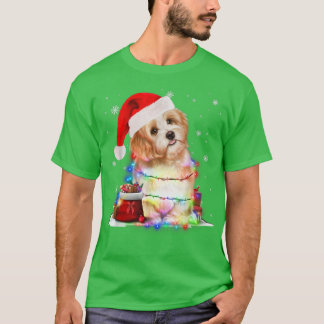Camiseta Divertidos Navidades malteses de árboles de perros