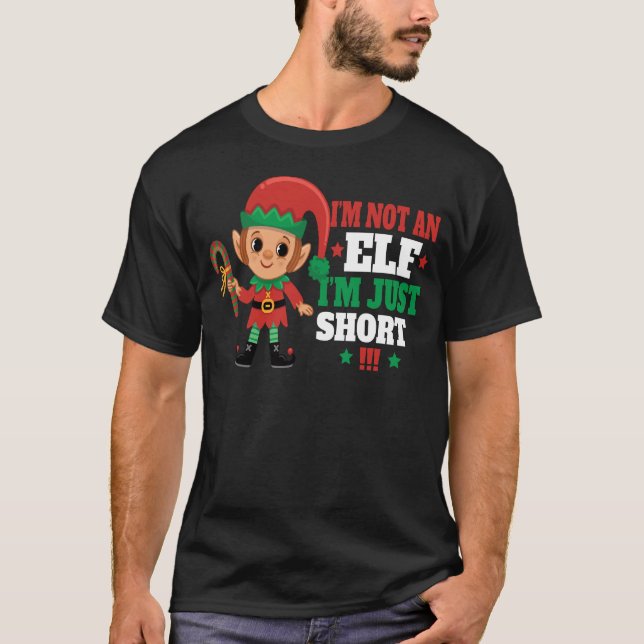 Camiseta Divertidos Navidades Navidades elfos dan una dulce (Anverso)