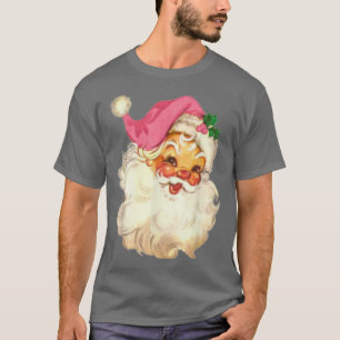 Camiseta Divertidos Navidades rosados de Santa Claus Desi