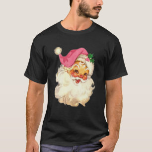 Camiseta Divertidos Navidades rosados de Santa Claus Desi
