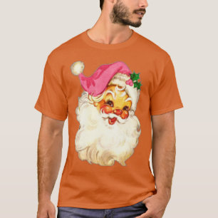 Camiseta Divertidos Navidades rosados de Santa Claus Desi