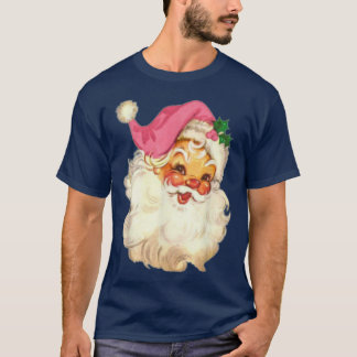 Camiseta Divertidos Navidades rosados de Santa Claus Desi