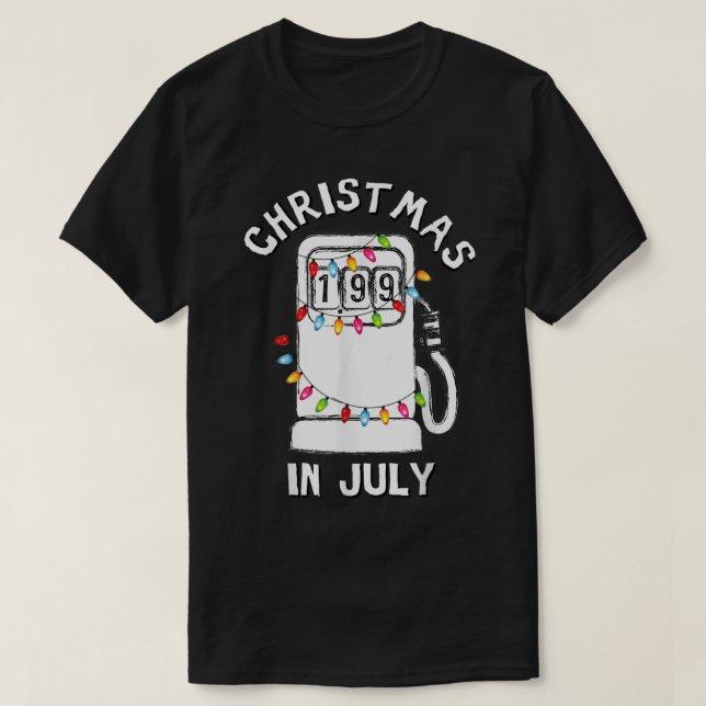 Camiseta Divertidos Navidades Sarcásticos En Julio Sobre La (Diseño del anverso)