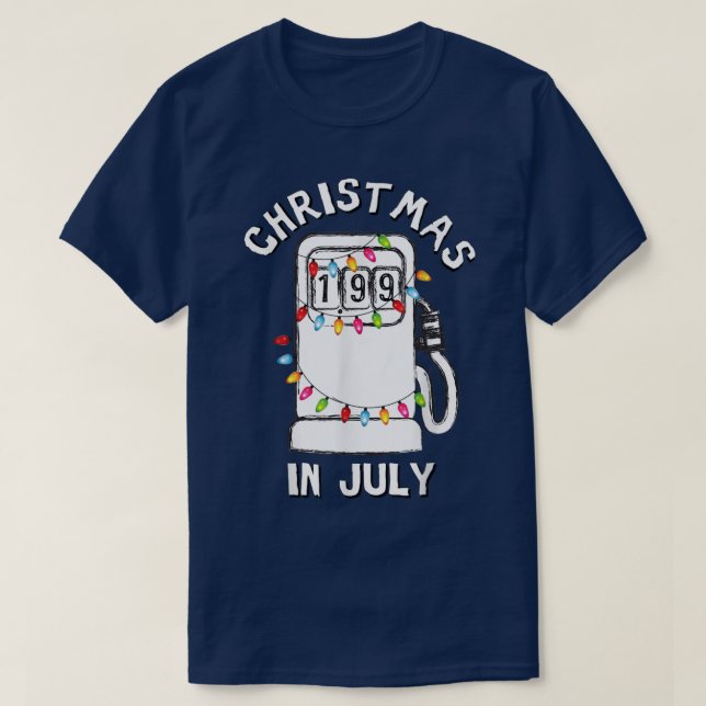 Camiseta Divertidos Navidades Sarcásticos En Julio Sobre La (Diseño del anverso)