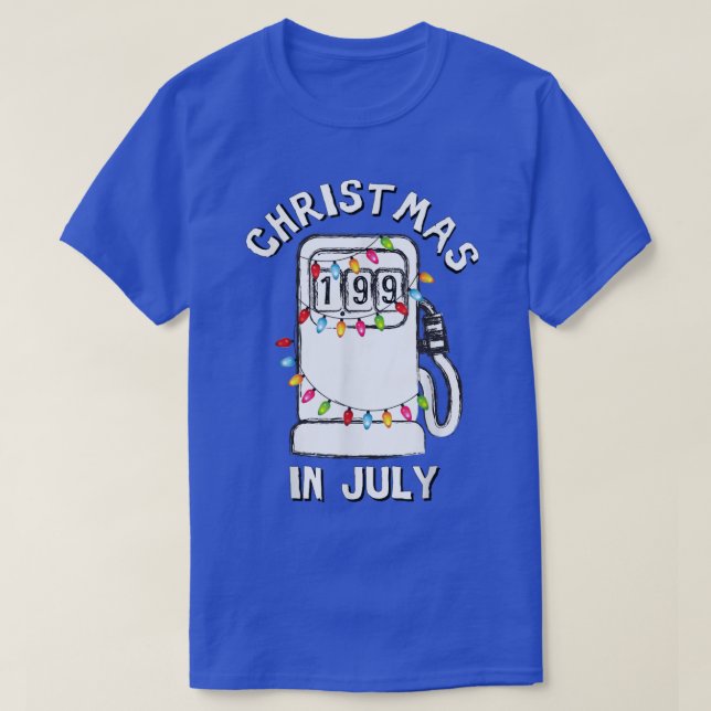 Camiseta Divertidos Navidades Sarcásticos En Julio Sobre La (Diseño del anverso)