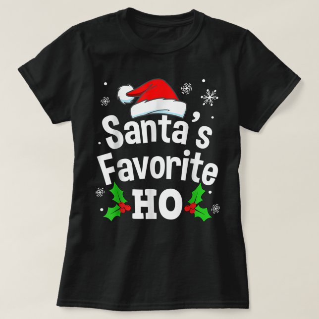 Camiseta Divertidos Navidades sucios adultos pijama Tee Wom (Diseño del anverso)