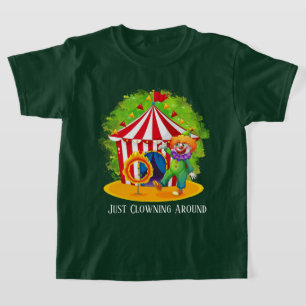 Camiseta divertidos niños de unisex payaso circo