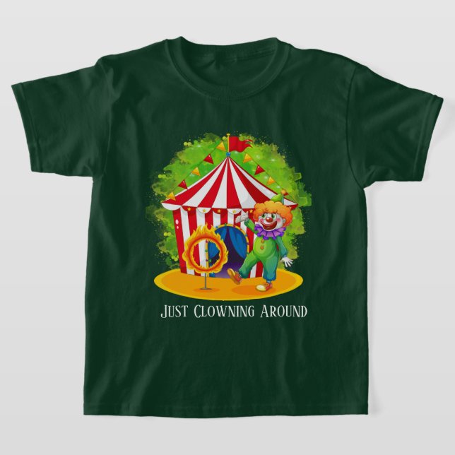 Camiseta divertidos niños de unisex payaso circo (Distribución)