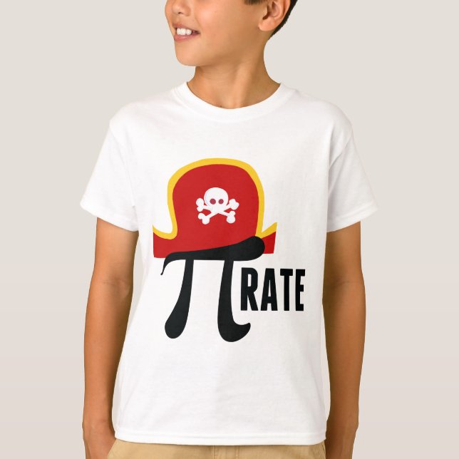 Camiseta Divertidos niños del Día del Pun Pi en Matemáticas (Anverso)