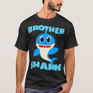 Camiseta Divertidos niños pequeños adultos Hermano Tiburón