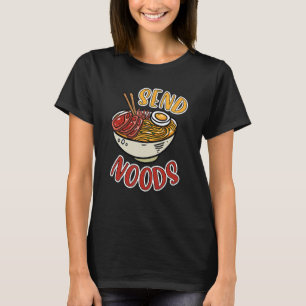 Camiseta Divertidos Nodos Deliciosos Fideos Coreanos De Ram