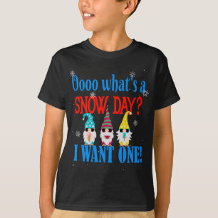 Camiseta Divertidos novatos en el Día de la Nieve quieren u