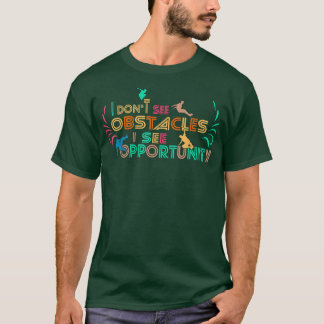 Camiseta Divertidos obstáculos de motivación atlética a tra