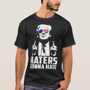 Camiseta Divertidos odios odiarán al presidente Donald Trum