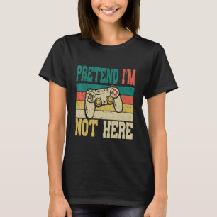Camiseta Divertidos perezosos Geeks Nervios sólo fingen que