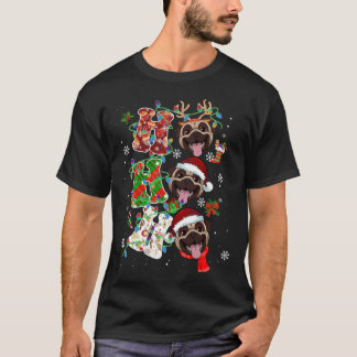 Camiseta Divertidos Perros Pug Amantes de Dogmas Alegres Lu