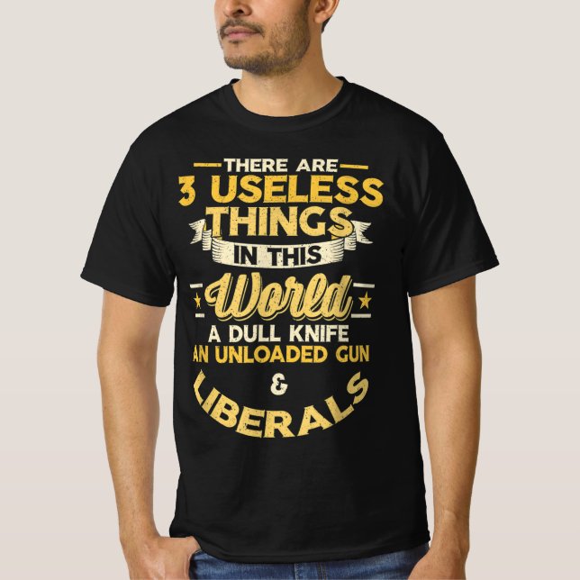 Camiseta Divertidos políticos liberales (Anverso)