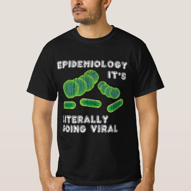 Camiseta Divertidos regalos de bollos de epidemiología que  (Anverso)