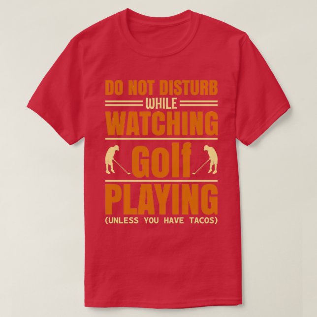 Camiseta Divertidos regalos de golf 1 (Diseño del anverso)