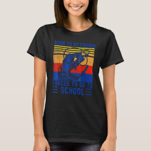 Camiseta Divertidos Regalos de Pesca Nacidos para Ir de Pes