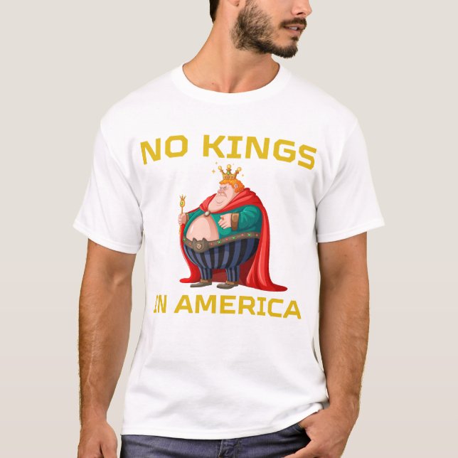 Camiseta Divertidos Reyes Sin En Estados Unidos Independenc (Anverso)