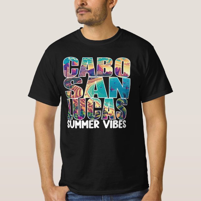 Camiseta divertidos sol arena y recuerdos de vacaciones de  (Anverso)