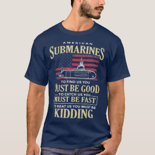 Camiseta Divertidos Submarinos Estadounidenses Cita Para Un