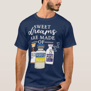 Camiseta Divertidos sueños de dulces de enfermeras brillant
