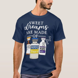 Camiseta Divertidos sueños de dulces de enfermeras brillant