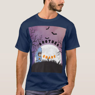 Camiseta Divertidos trajes de Halloween del Hermano Tiburón
