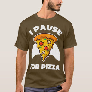 Camiseta Divertidos videojuegos de jugadores pausar a los a