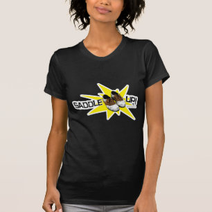 Camiseta Divertirse con Zapatos Retro Clásicos Saddle Up