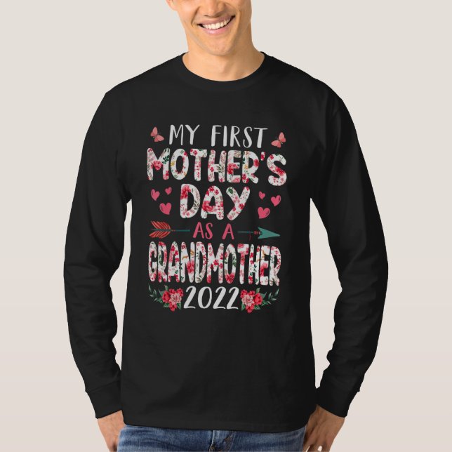 Camiseta Divertirse el primer día de mi madre como abuela 2 (Anverso)