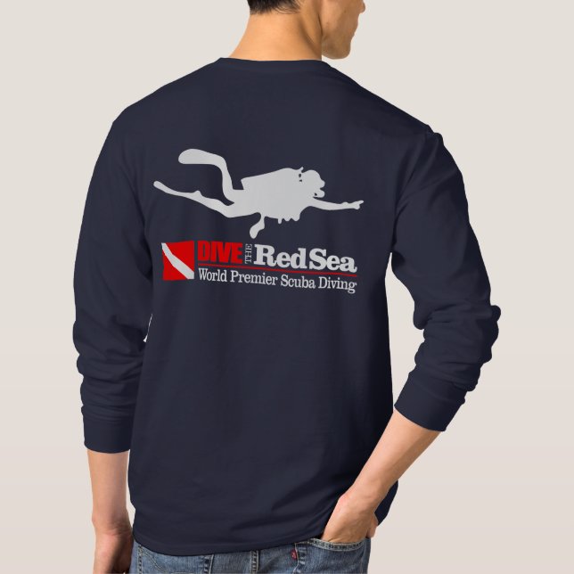 Camiseta DIVETelMar Rojo (Reverso)
