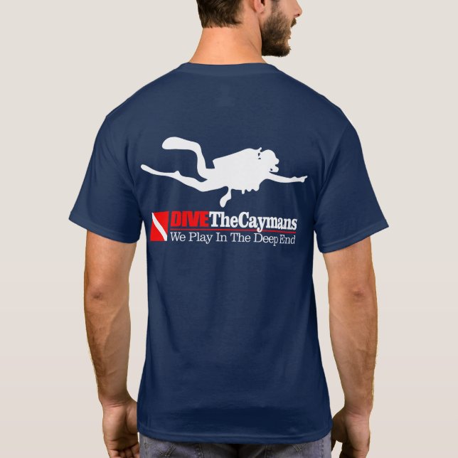 Camiseta DIVETheCaimán (Reverso)