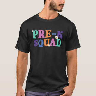 Camiseta Divi equipo de prekínder retro divertido estudiant