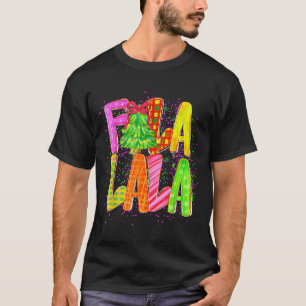 Camiseta Divi Fa La La Coqueta Pajarita Cuadrada Navidad Tr
