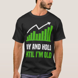 Camiseta Dividendo Comerciante Gracioso Comprar Y Mantener 