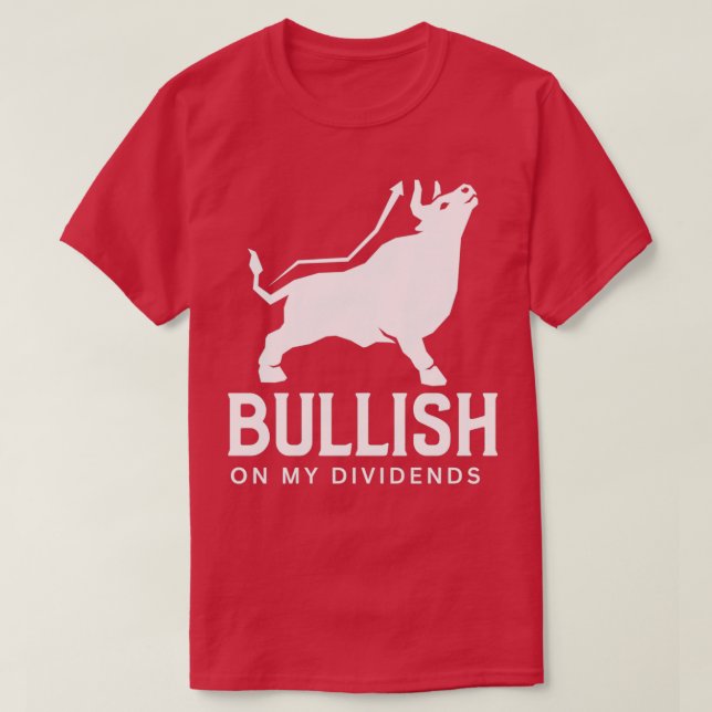 Camiseta Dividendo Comercio en el mercado de valores de inv (Diseño del anverso)
