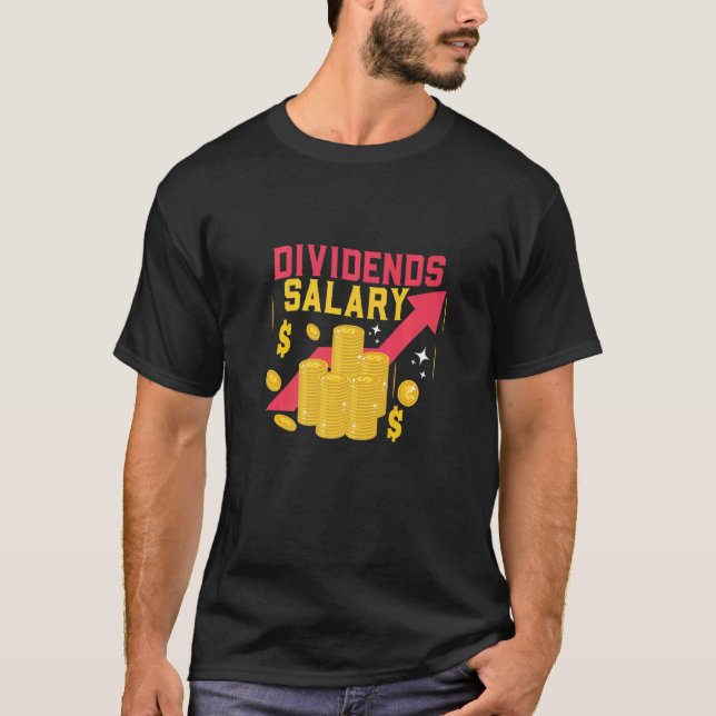 Camiseta Dividendos Salarios Mercado de Valores Día Comerci (Anverso)